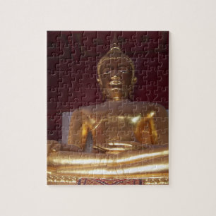 Puzzle bouddhisme, bouddha, statue, religion, or, asie,