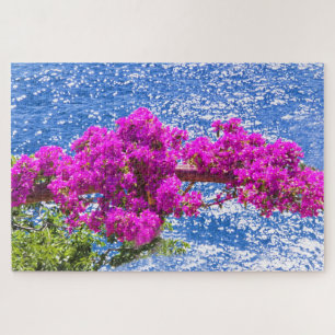 Puzzle Bougainvillée pourpre à Positano, Italie