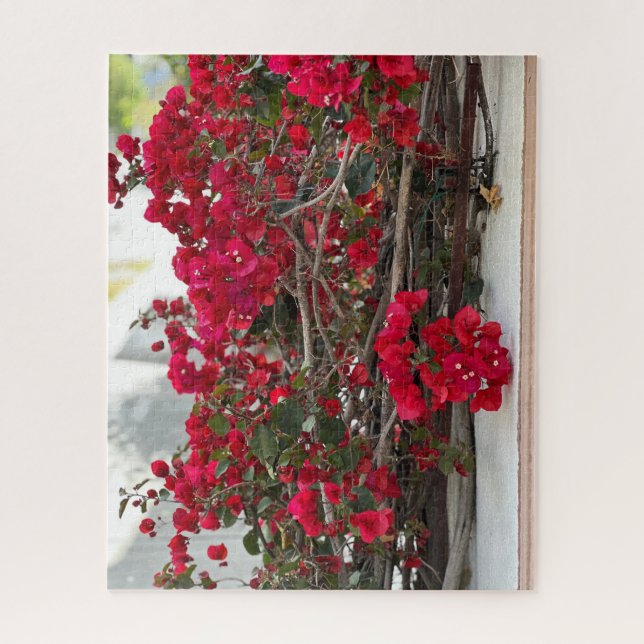 Puzzle Bougainvillée rouge, Burlingame (Vertical)
