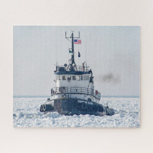 Puzzle Bougie Elise Tugboat Dans La Glace