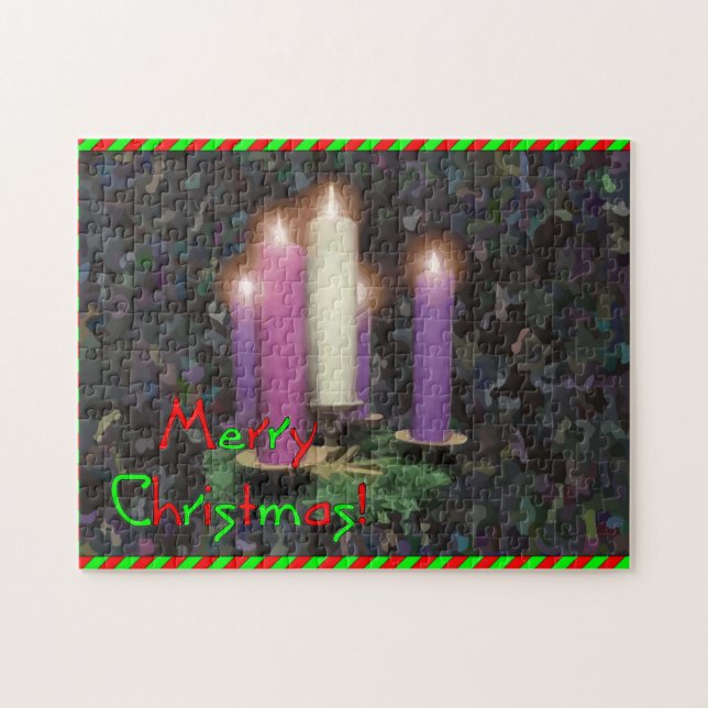 Puzzle Bougies de l'Avent (Horizontal)