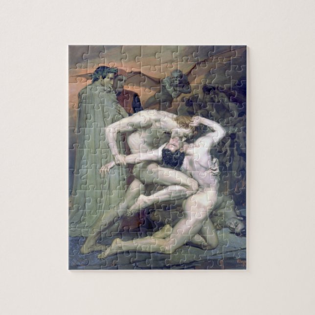 Puzzle Bouguereau - Dante et Virgile en Enfers (Vertical)