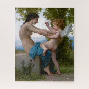 Puzzle Bouguereau "Fille Se Défendant Contre Cupidon"