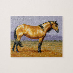 Puzzle Bouksin Cheval sauvage Stallion Mustang