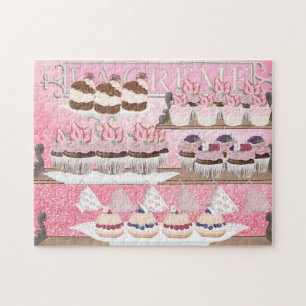 Puzzle Boulangerie Française Boutique Cupcake Abris Fille