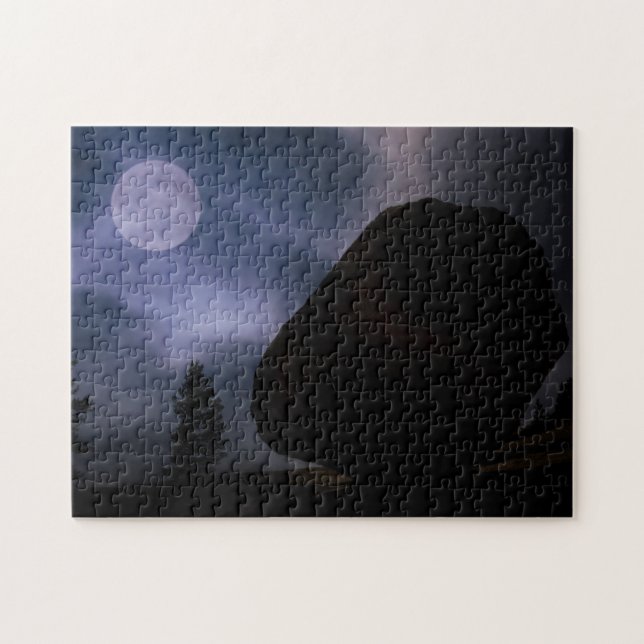 Puzzle Boulder au clair de lune | Parc national de Yosemi (Horizontal)