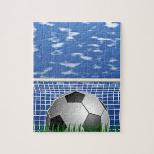 Puzzle Boule de football et filet