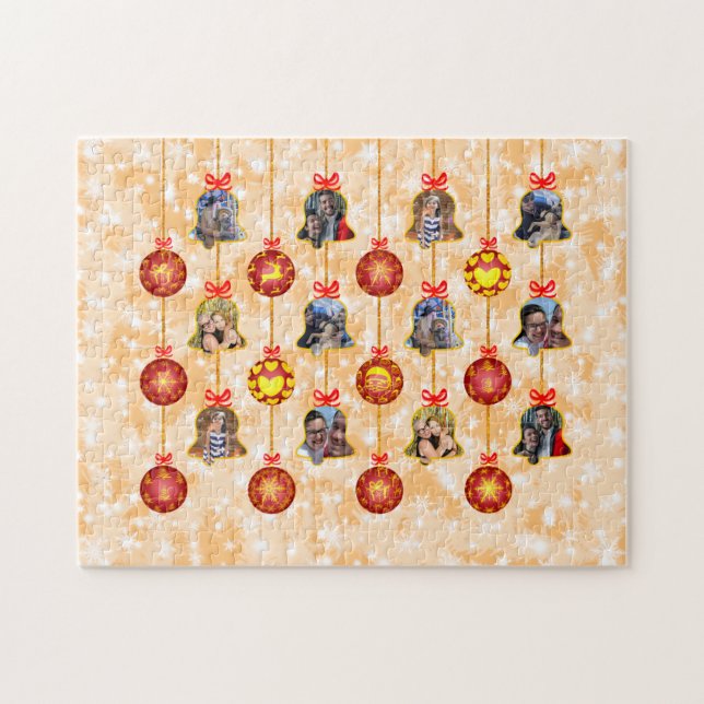 Puzzle Boule de Noël & Ornements de boules 6 Photos L-Pea (Horizontal)