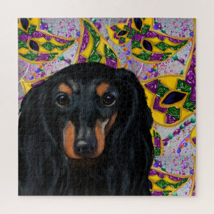 Puzzle Bouledogue allemand, plus précisément Dachshund ou
