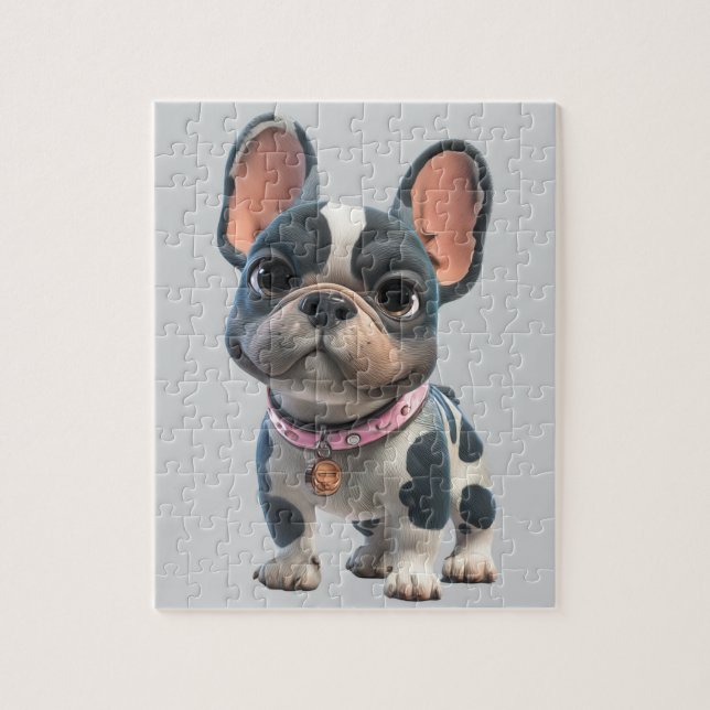 Puzzle Bouledogue Français  (Vertical)