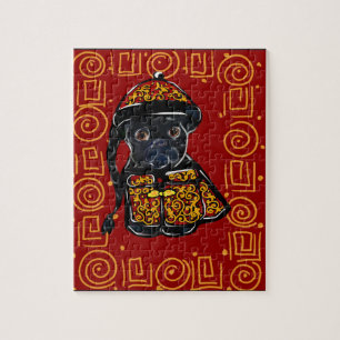 Puzzle Bouledogue noir