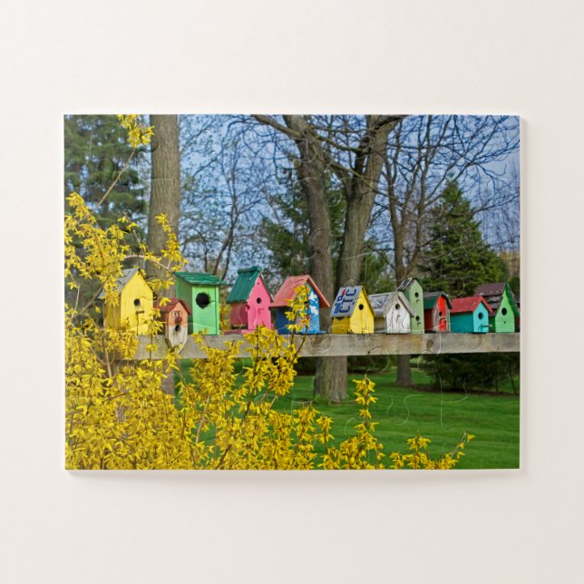 Puzzle Boulevard Birdhouse (Horizontal)
