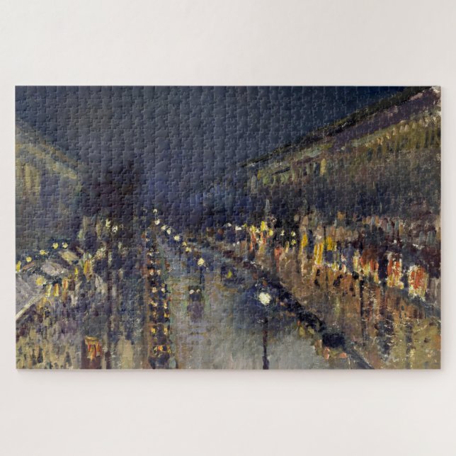 Puzzle Boulevard Camille Pissarro Montmartre en soirée (Horizontal)