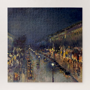 Puzzle Boulevard Camille Pissarro Montmartre en soirée
