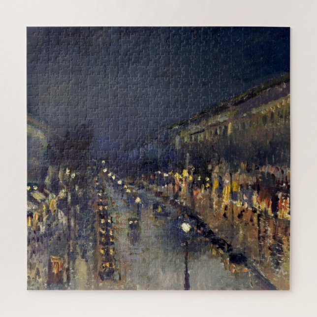 Puzzle Boulevard Camille Pissarro Montmartre en soirée (Vertical)