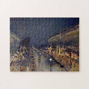 Puzzle Boulevard Camille Pissarro Montmartre en soirée