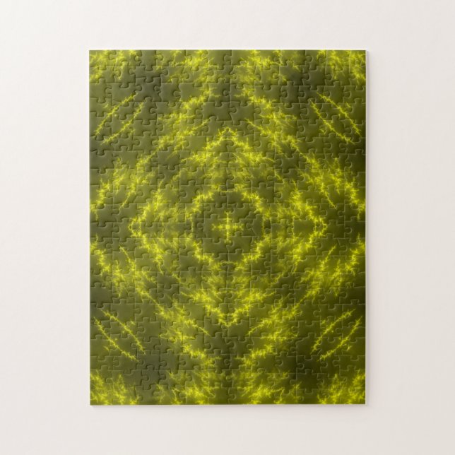 Puzzle Boulons à tonnerre électrique au néon brillant (Vertical)