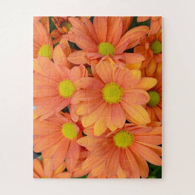 Puzzle Bouquet de belles fleurs orange (Vertical)