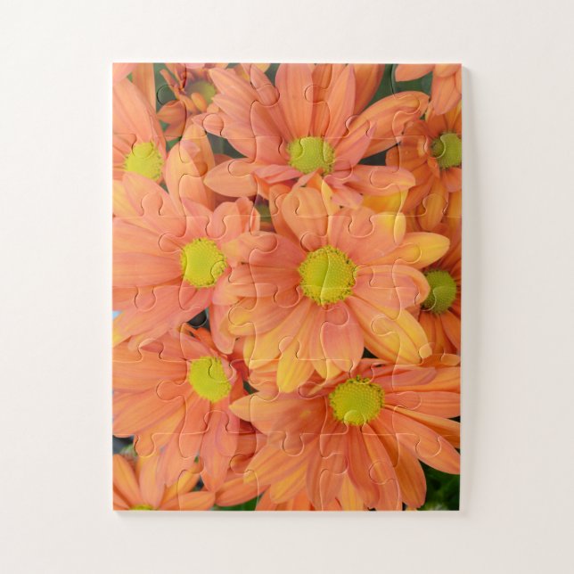 Puzzle Bouquet de belles fleurs orange (Vertical)