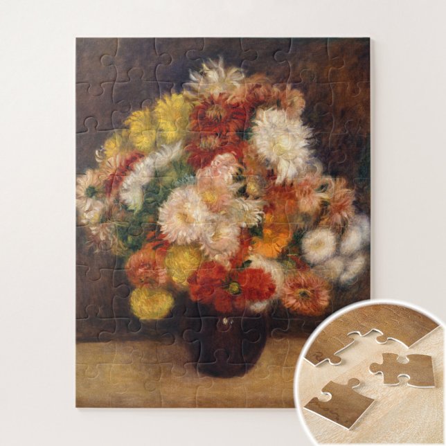 Puzzle Bouquet de Chrysanthemums Renoir (Créateur téléchargé)