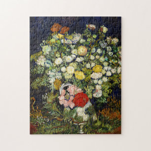 Puzzle Bouquet de fleurs dans un vase de Vincent Van Gogh