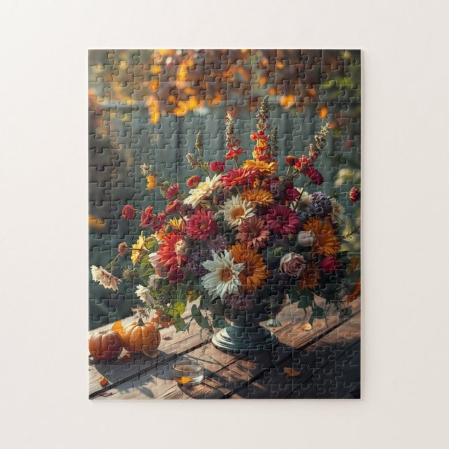 Puzzle Bouquet de fleurs d'automne (Vertical)