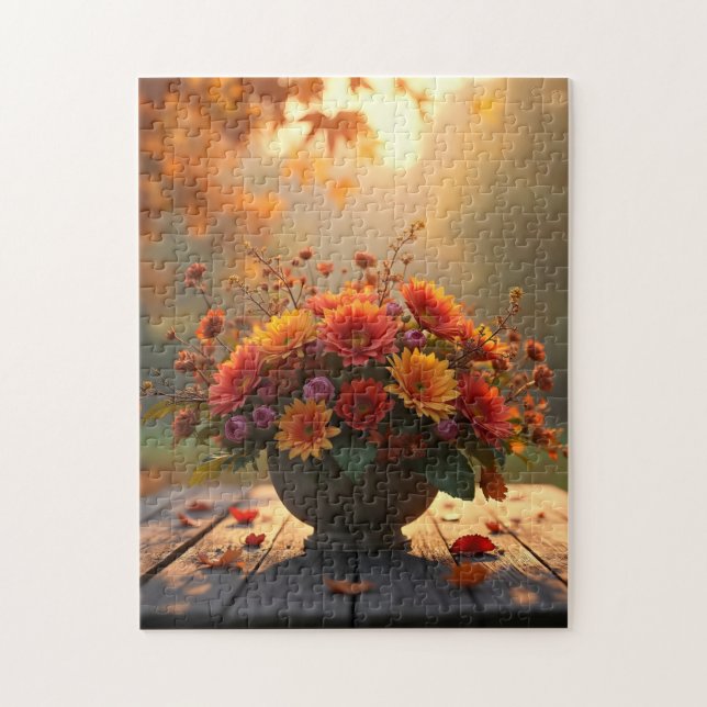 Puzzle Bouquet de fleurs d'automne (Vertical)