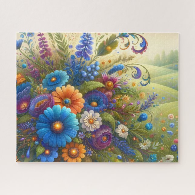Puzzle Bouquet de fleurs sauvages (Horizontal)