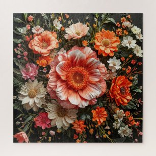Puzzle 🌺 Bouquet de Fleurs Vives Art pour les Amateurs d