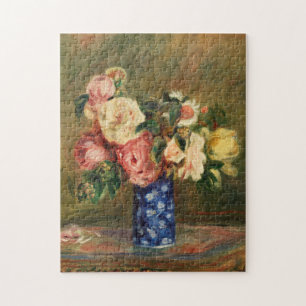 Puzzle Bouquet de Roses de Renoir Impressionniste Peintur
