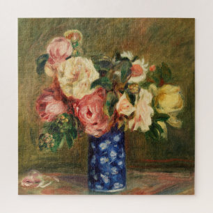 Puzzle Bouquet de Roses de Renoir Impressionniste Peintur