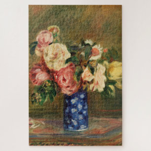 Puzzle Bouquet de Roses de Renoir Impressionniste Peintur