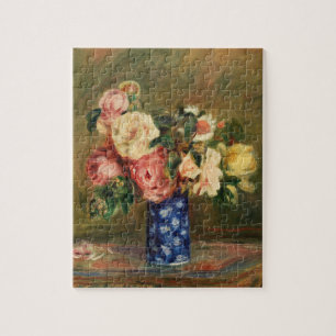 Puzzle Bouquet de Roses de Renoir Impressionniste Peintur