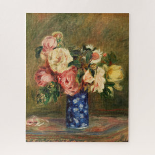 Puzzle Bouquet de Roses de Renoir Impressionniste Peintur