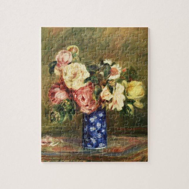 Puzzle Bouquet de Roses par Pierre-Auguste Renoir Classic (Vertical)