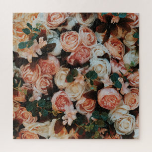 Puzzle Bouquet de roses roses roses
