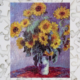 Puzzle Bouquet de tournesols de Claude Monet, Art Vintage
