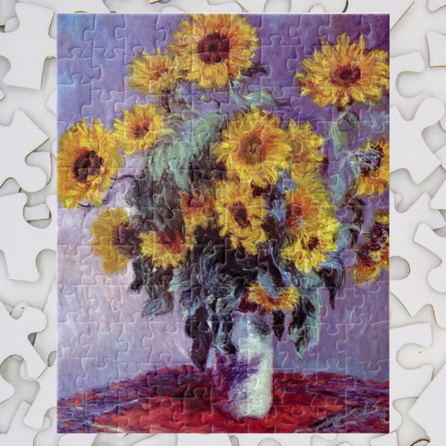 Puzzle Bouquet de tournesols de Claude Monet, Art Vintage (Créateur téléchargé)