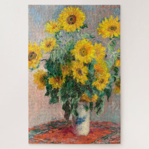 Puzzle Bouquet de tournesols par Monet Impressionniste