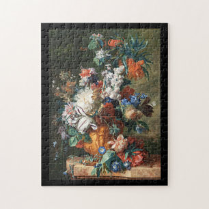 Puzzle bouquet de van Huysum's des fleurs dans une urne