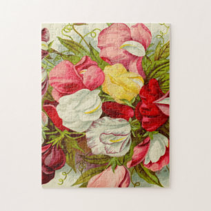 Puzzle Bouquet des fleurs de pois doux