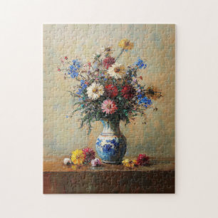 Puzzle Bouquet fleur sauvage dans un Vase Still Life