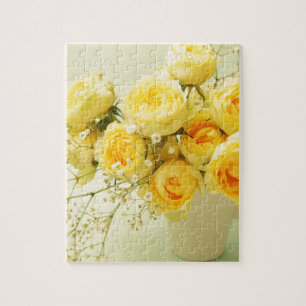 Puzzle bouquet jaune