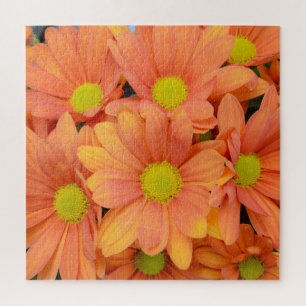 Puzzle Bouquet of Beautiful Orange Flowers