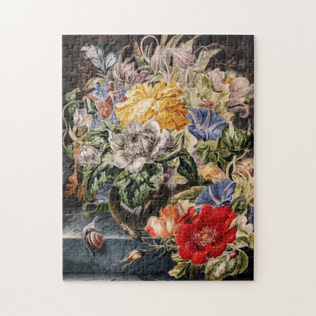 Puzzle Bouquet vintage de fleurs (Vertical)