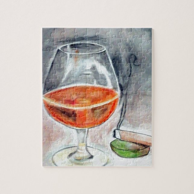 Puzzle Bourbon et fumée (Vertical)