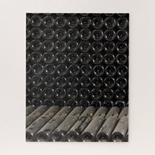 Puzzle Bouteilles à vin empilées
