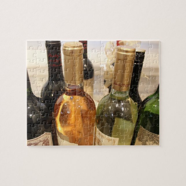 Puzzle Bouteilles à vin pour les amateurs de vin (Horizontal)