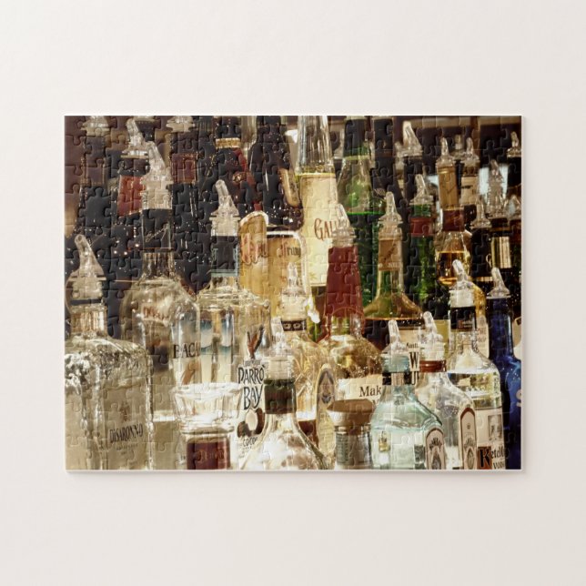 Puzzle Bouteilles de liqueur (Horizontal)