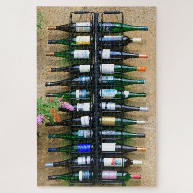 Puzzle Bouteilles de vin dans un rack (Vertical)